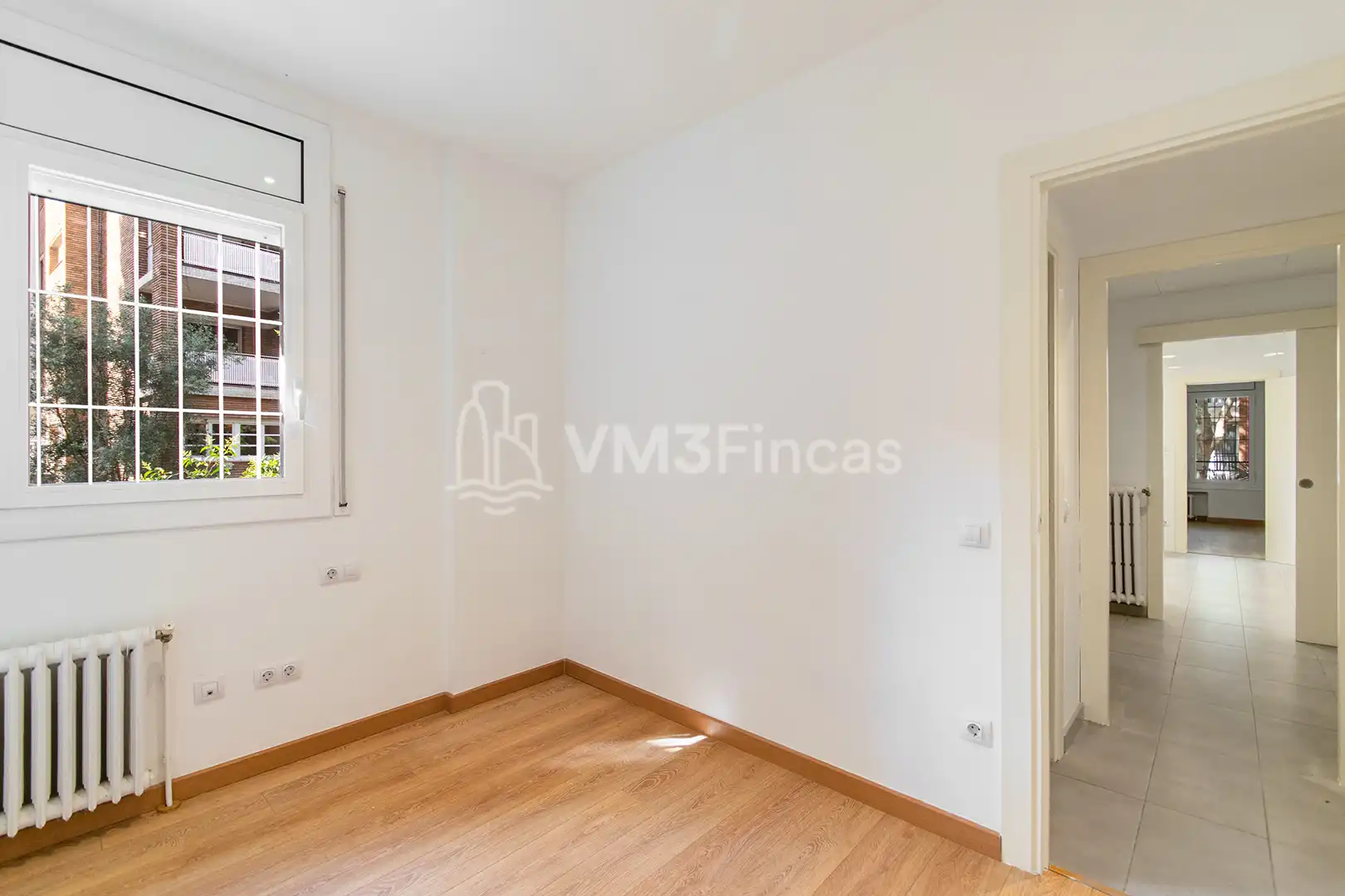 Schlafzimmer von Wohnung zur Miete in Barcelona mit Klimaanlage, Heizung und Parkett