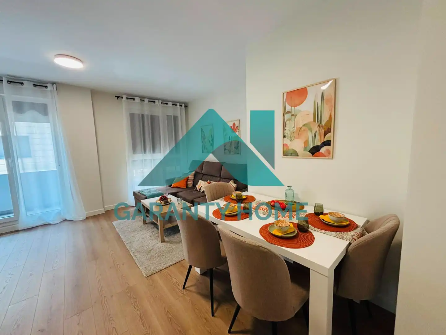 Sala de estar de Piso de alquiler en Cáceres con Amueblado y Piscina comunitaria