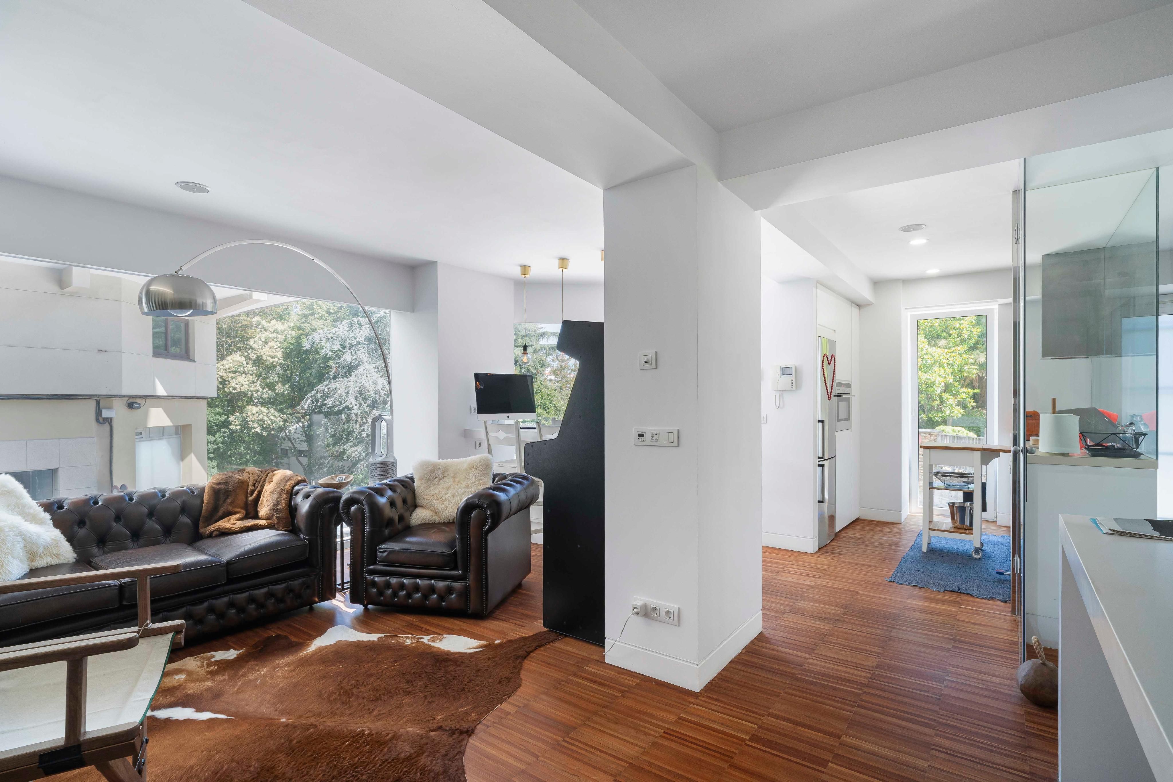 Sala d'estar de Loft en venda en A Coruña Capital  amb Calefacció