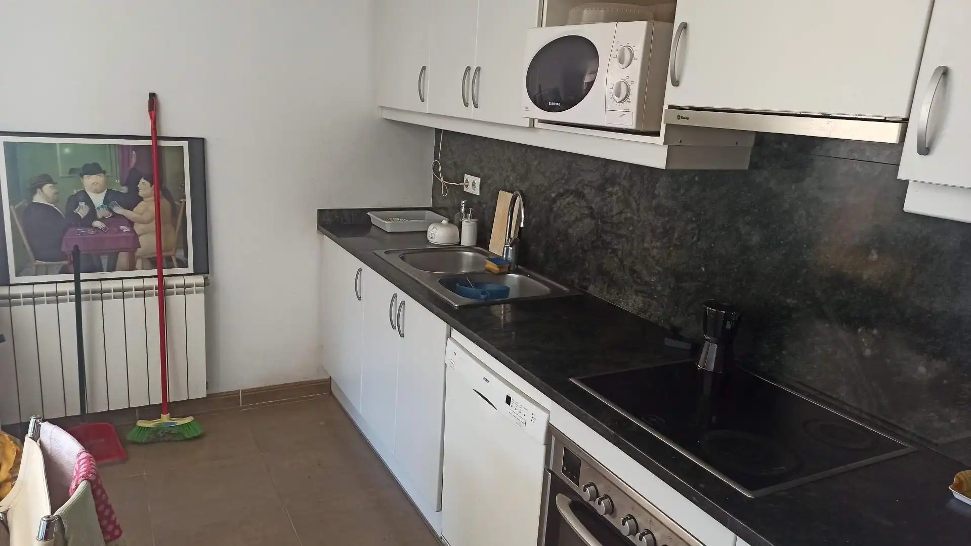 Cuina de Casa adosada en venda en Osor amb Jardí privat i Terrassa
