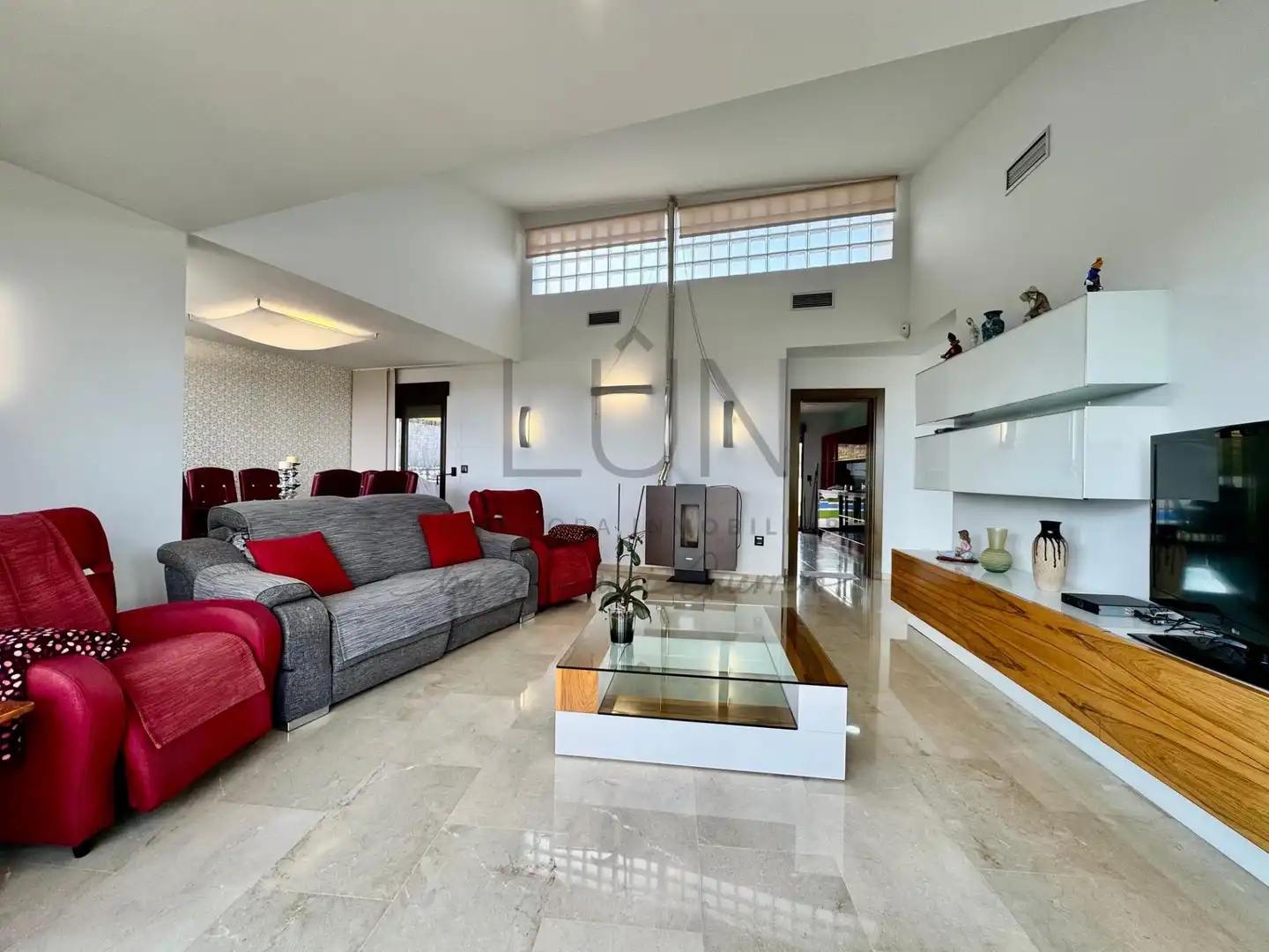 Sala d'estar de Casa o xalet en venda en Molina de Segura amb Aire condicionat, Calefacció i Parquet