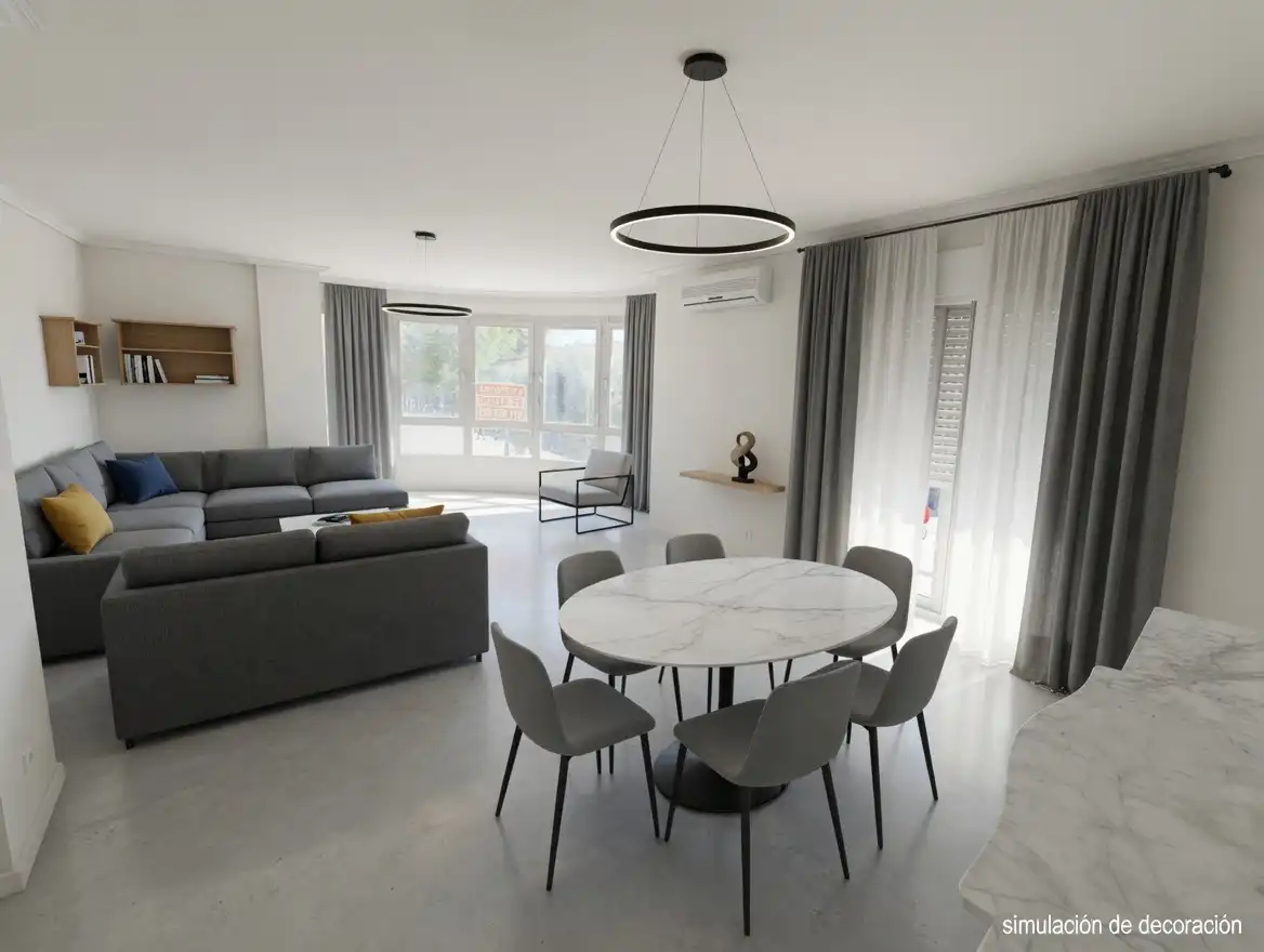 Sala de estar de Piso en venta en Daimiel con Aire acondicionado, Calefacción y Parquet