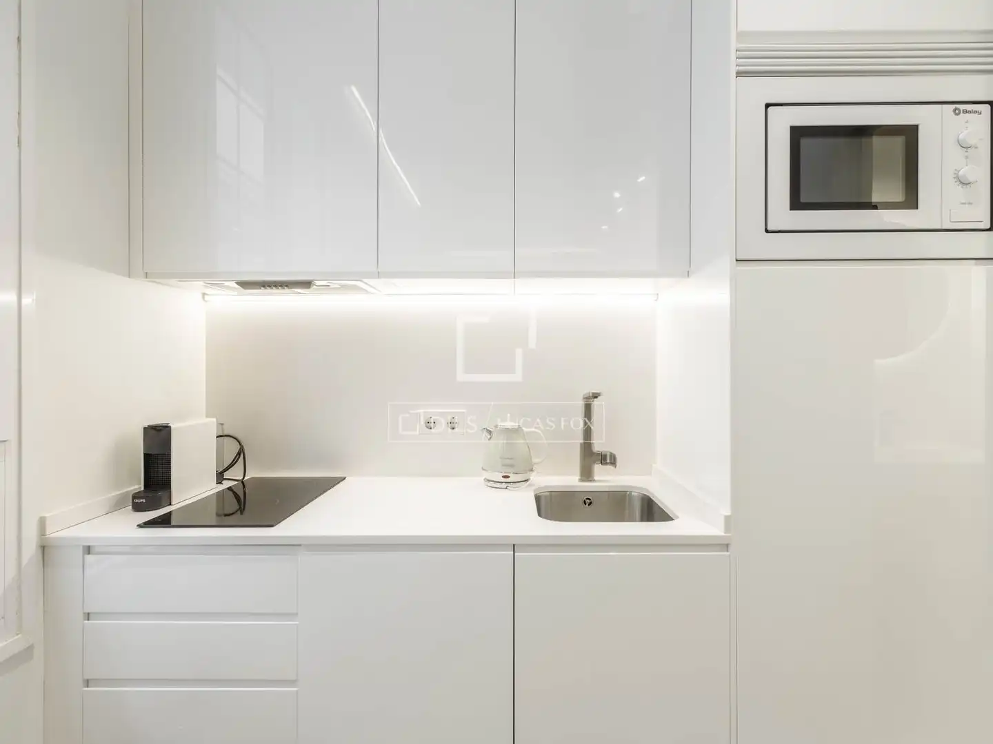 Cocina de Loft de alquiler en Madrid con Aire acondicionado, Calefacción y Amueblado