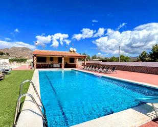 Piscina de Finca rústica en venda en Águilas amb Aire condicionat, Terrassa i Piscina