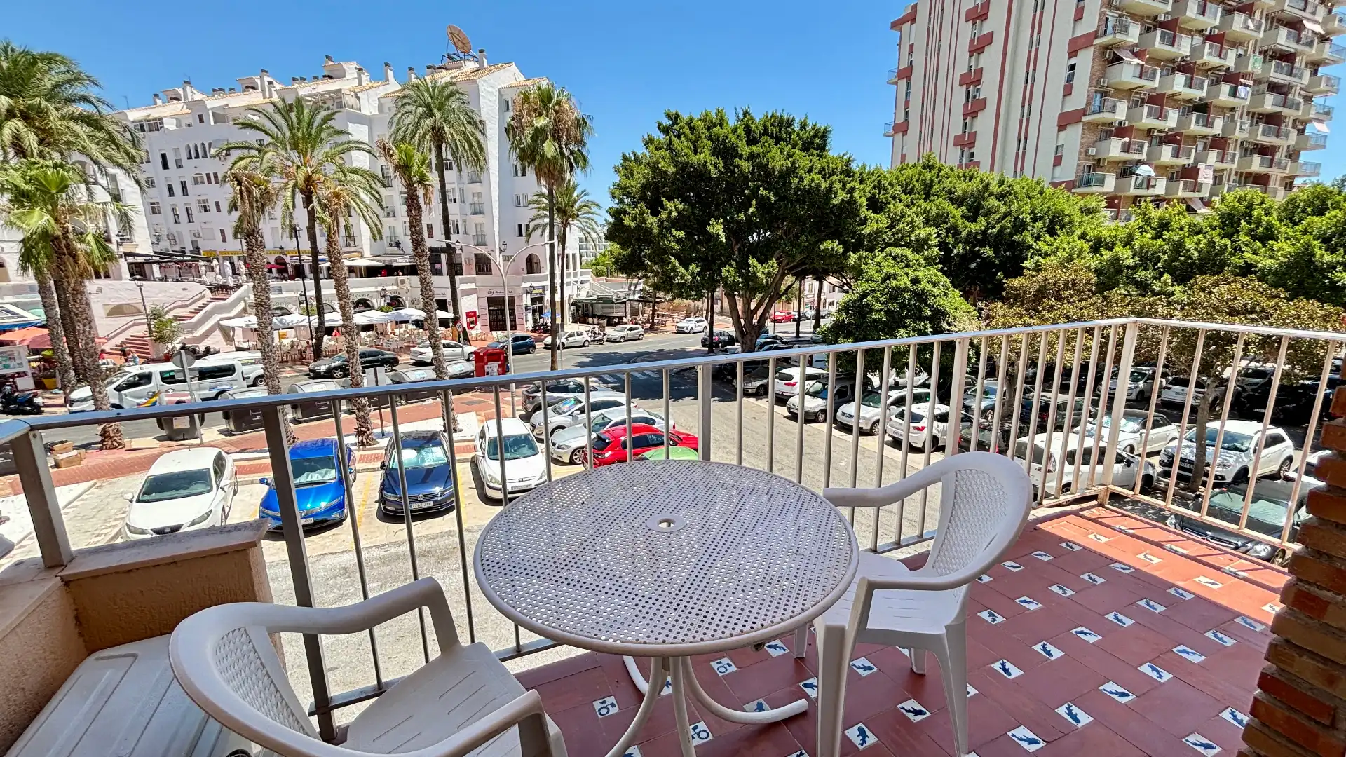 Terrasse von Wohnung zum Verkauf in Benalmádena mit Klimaanlage, Heizung und Terrasse