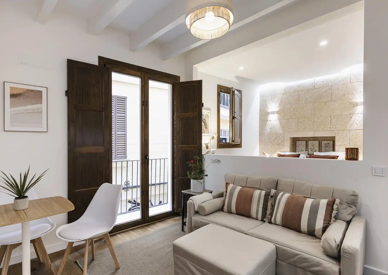 Sala de estar de Piso en venta en  Palma de Mallorca con Aire acondicionado, Terraza y Amueblado