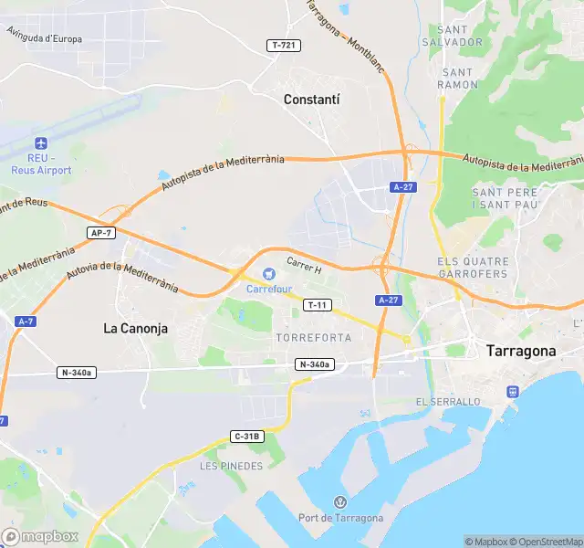 Vista exterior de Pis en venda en Tarragona