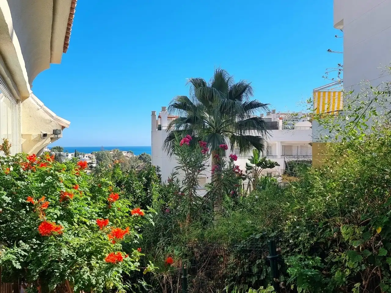 Jardín de Apartamento en venta en Mijas con Aire acondicionado, Terraza y Piscina