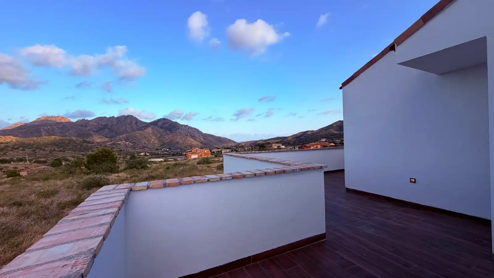 Terrassa de Finca rústica de lloguer en Cartagena amb Aire condicionat, Calefacció i Jardí privat