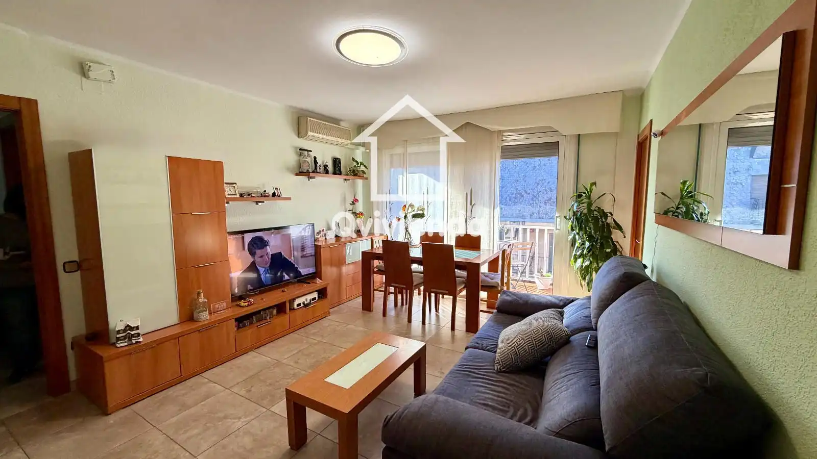 Living room of Flat for sale in Terrassa  with Air Conditioner, Heating and Terrace