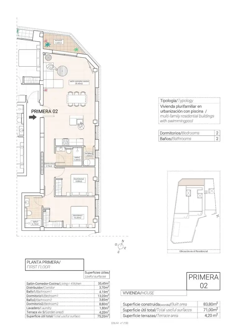 Apartamento con piscina en venta en Hondón de las Nieves / El Fondó de les Neus, imagen 9
