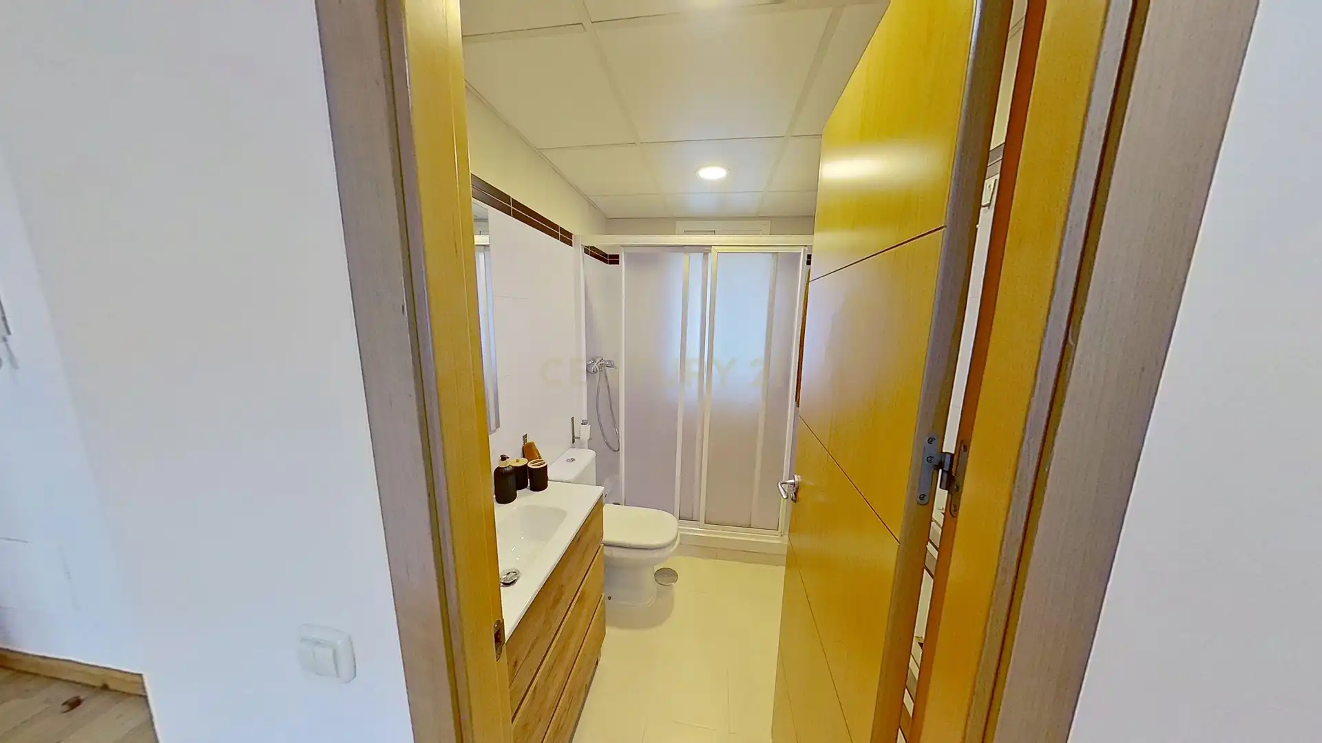 Baño de Apartamento de alquiler en Málaga con Piscina, Horno y Lavadora
