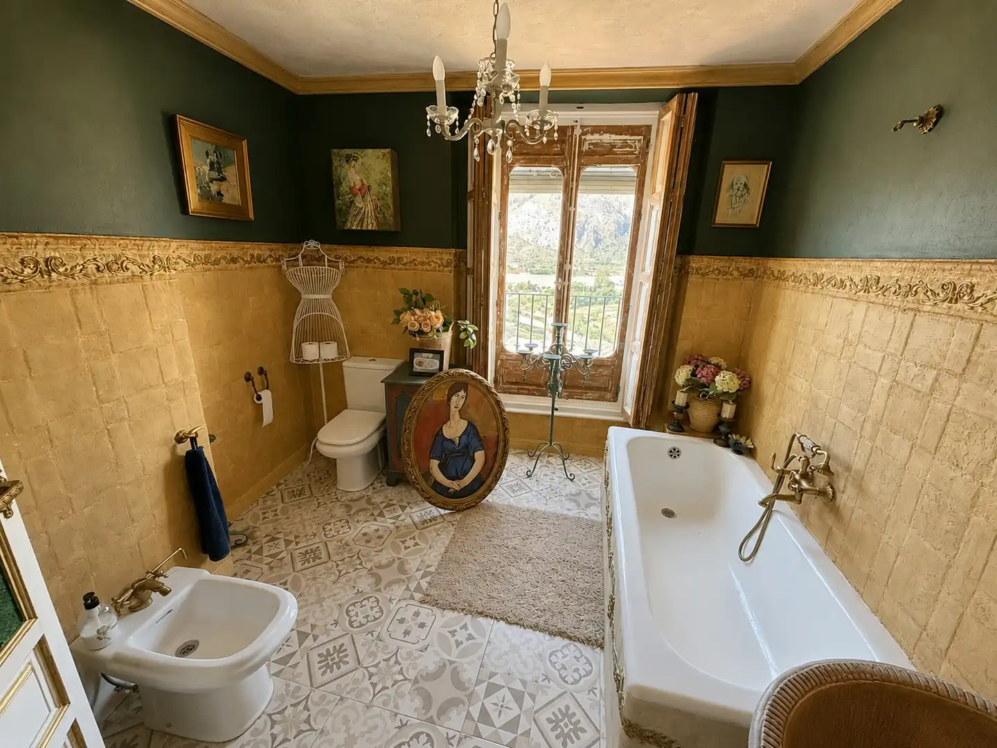 Baño de Casa o chalet en venta en Cehegín con Terraza, Amueblado y Horno