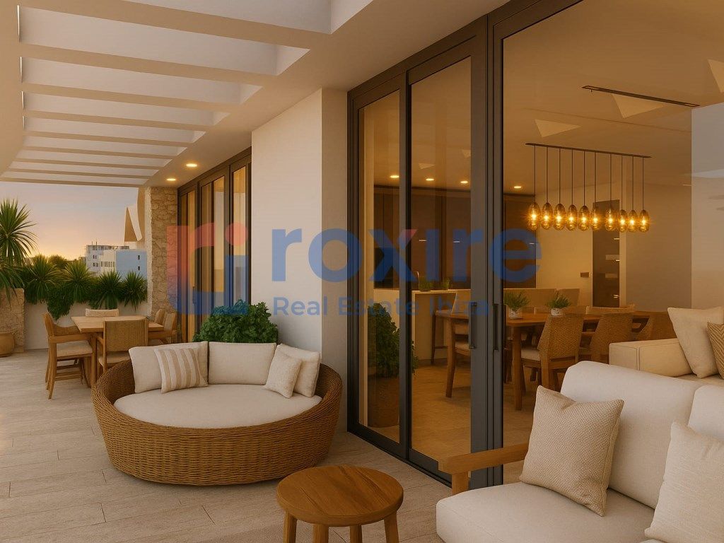 Terrassa de Àtic en venda en Sant Antoni de Portmany amb Aire condicionat, Jardí privat i Terrassa