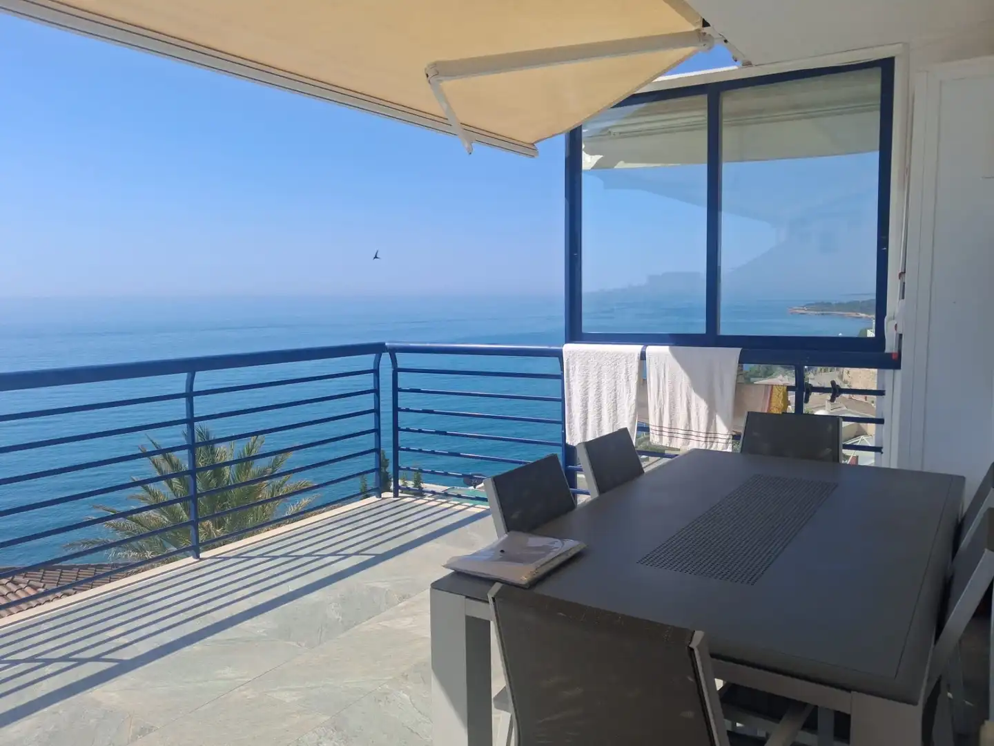 Terrace of Flat for rent in Peñíscola / Peníscola  with Air Conditioner, Terrace and Swimming Pool