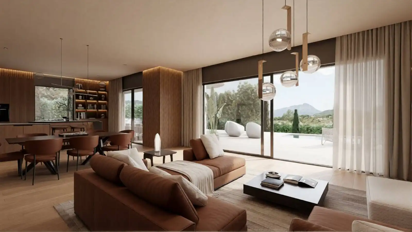Sala de estar de Casa o chalet en venta en Jávea / Xàbia con Aire acondicionado, Jardín privado y Terraza