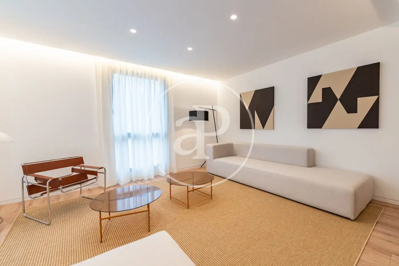 Sala de estar de Piso de alquiler en Madrid con Aire acondicionado, Calefacción y Amueblado