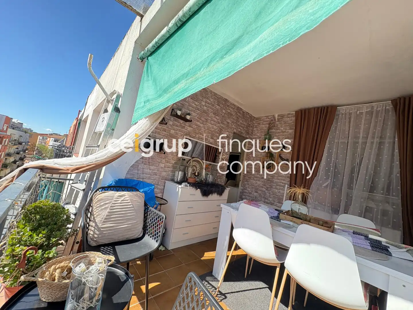 Balcony of Flat for sale in Girona  with Terrace