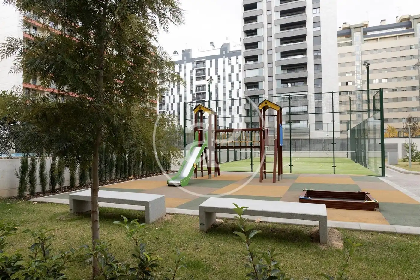 Terrace of Flat for sale in Valencia  with Air Conditioner, Heating and Private garden