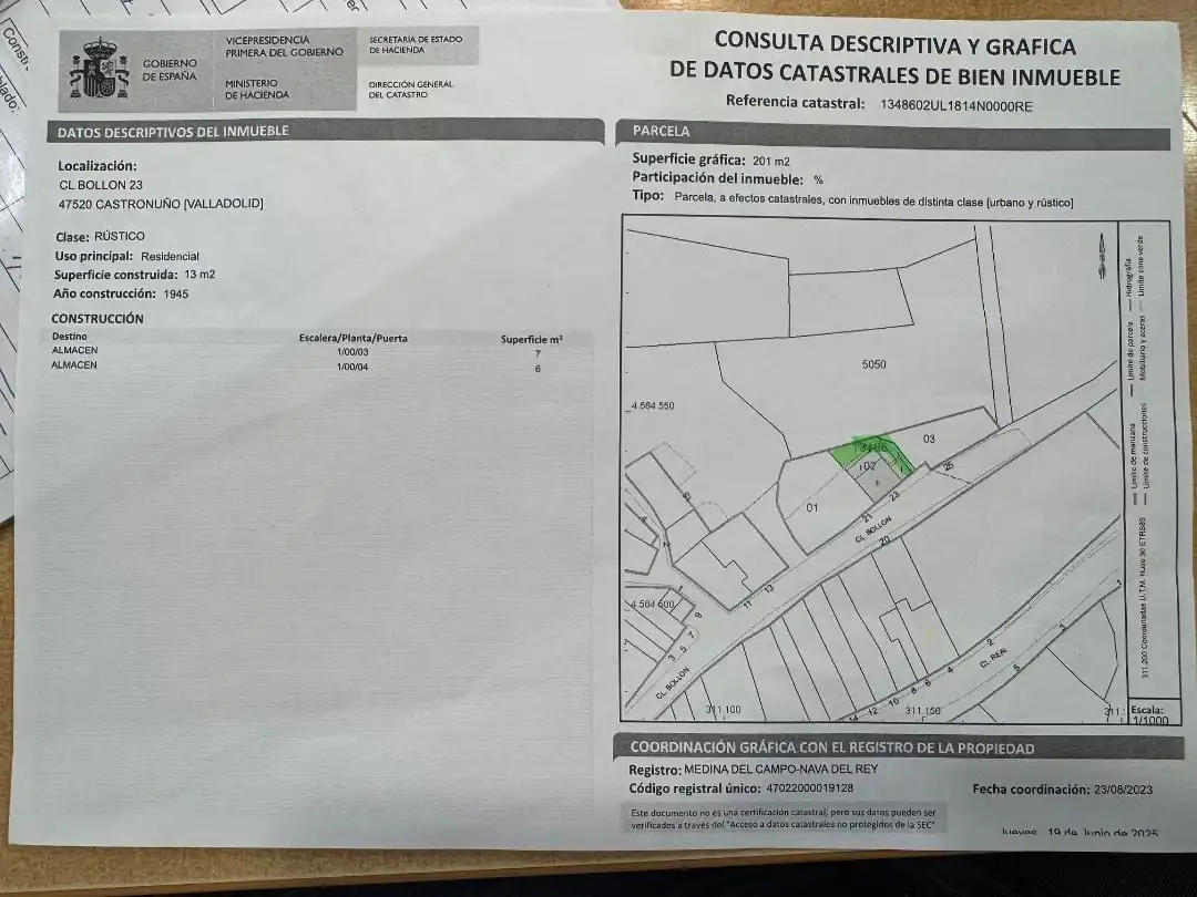 Finca rústica en venta en Castronuño con Jardín privado, Trastero y Amueblado