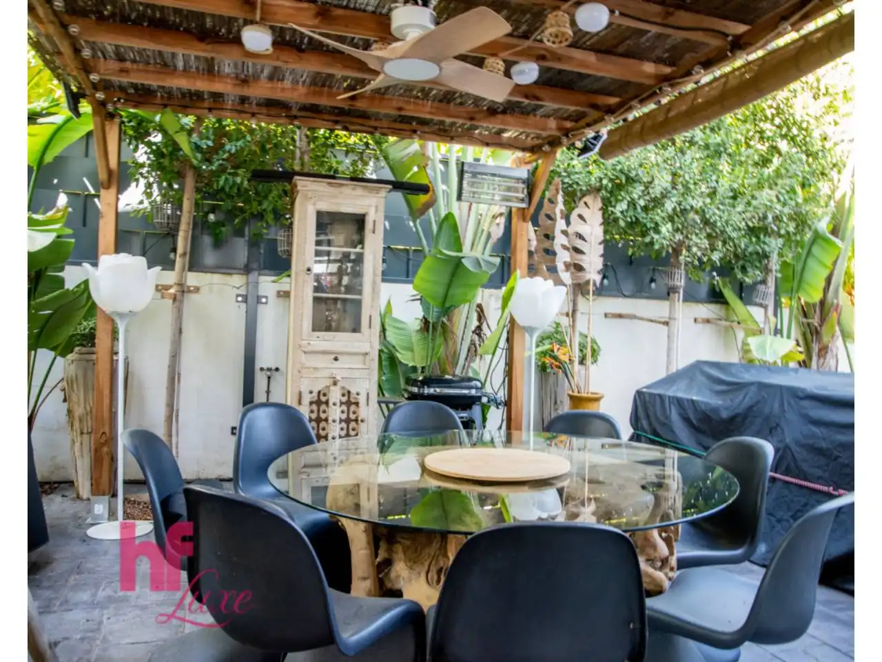 Terrassa de Casa o xalet en venda en Moraira amb Aire condicionat, Calefacció i Jardí privat