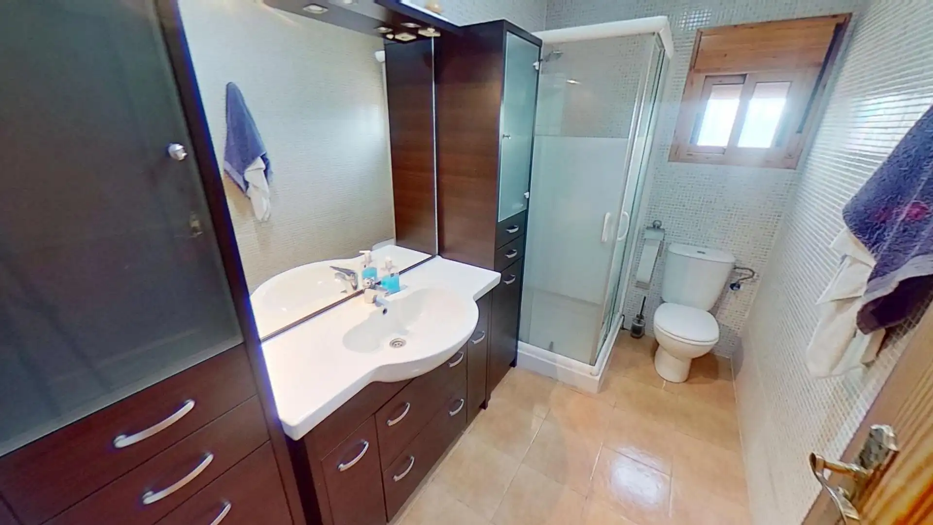 Bathroom of Country homes for sale in Agost  with Air Conditioner, Private garden and Storage room