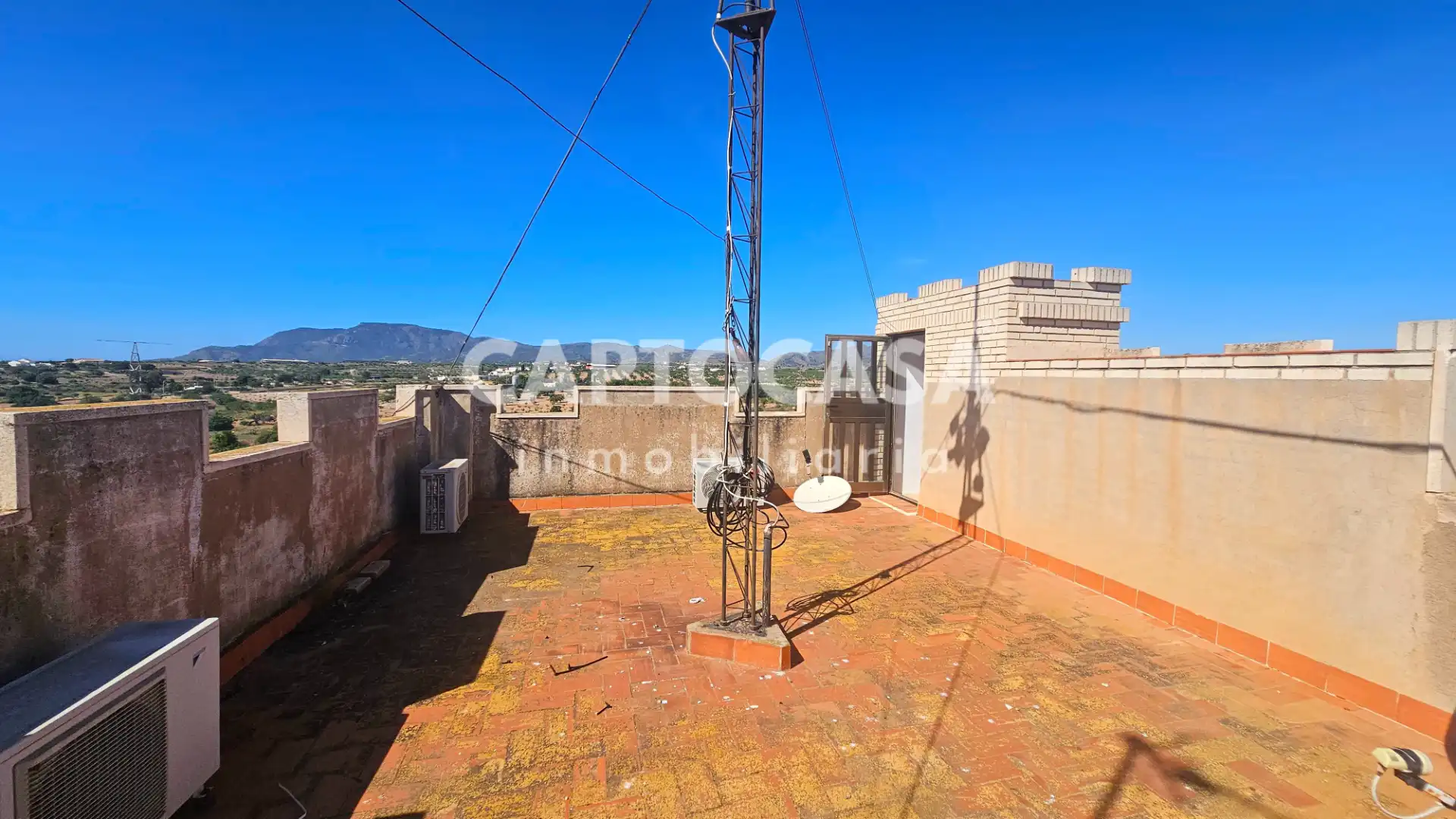 Terrasse von Country house zum Verkauf in Cartagena mit Klimaanlage, Heizung und Privatgarten