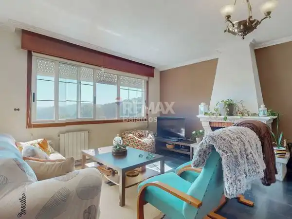 Living room of Houses for sale in Baiona  with Heating and Storage room