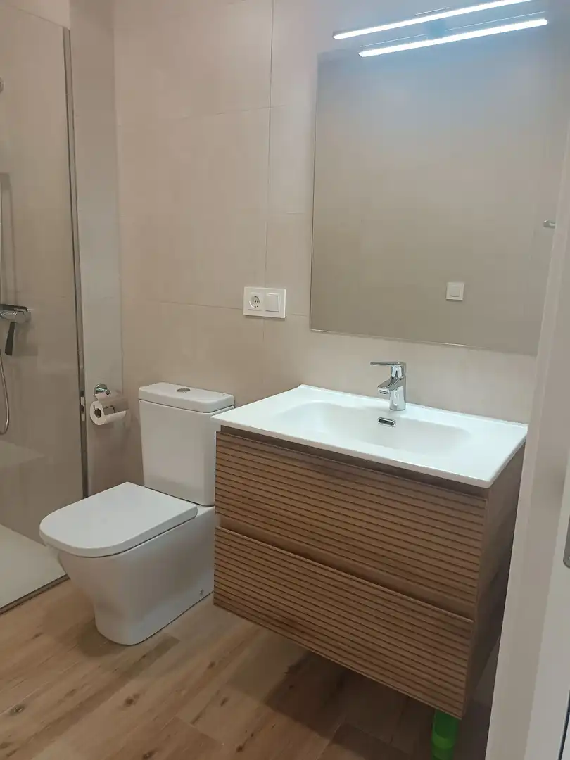 Bany de Casa o xalet de lloguer en Sant Aniol de Finestres amb Aire condicionat, Calefacció i Jardí privat