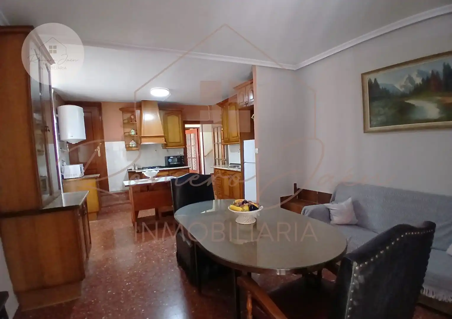 Cuina de Casa o xalet en venda en Jaén amb Calefacció, Traster i Moblat
