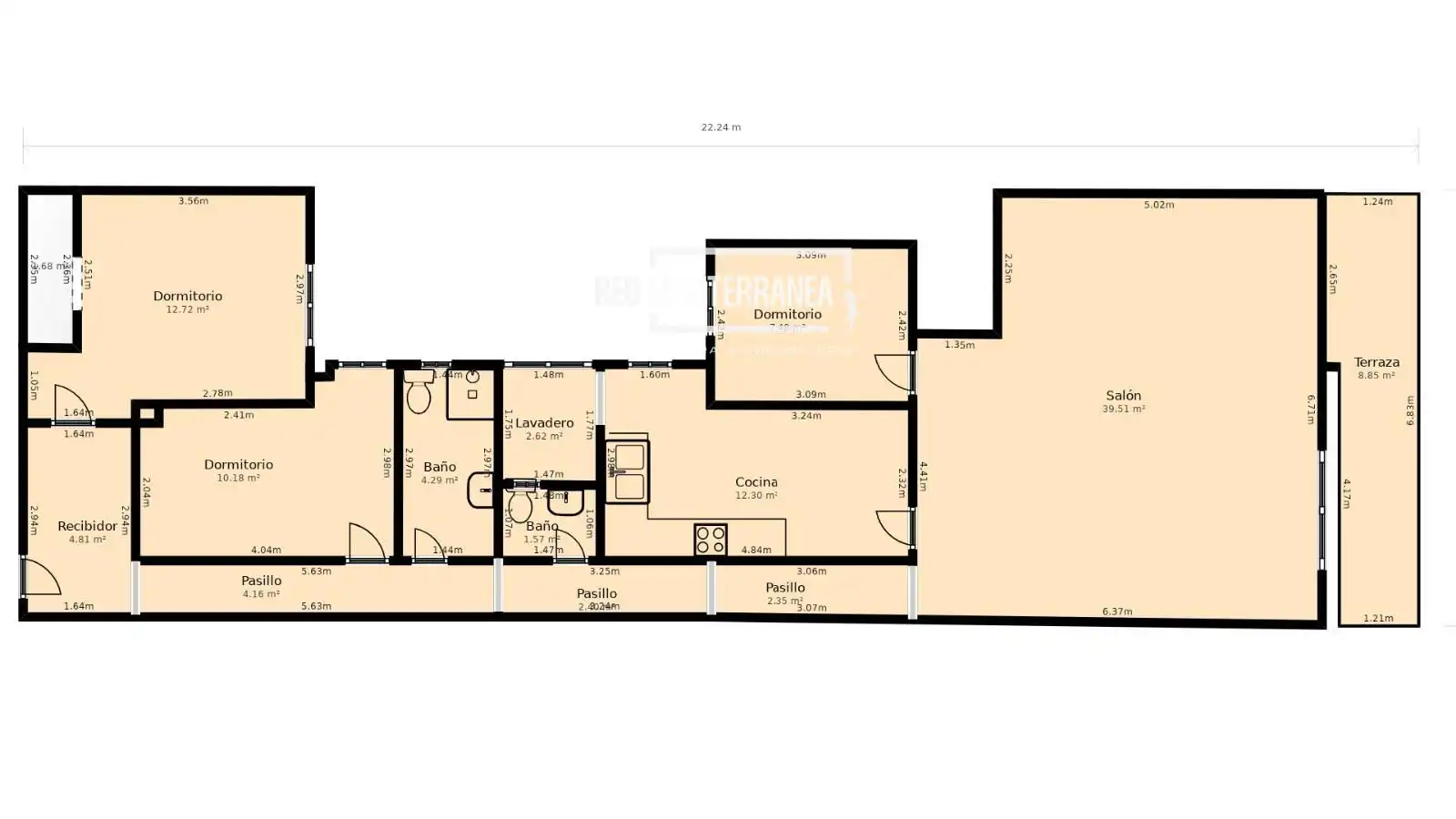 Flat for sale in Gandia  with Air Conditioner, Heating and Terrace