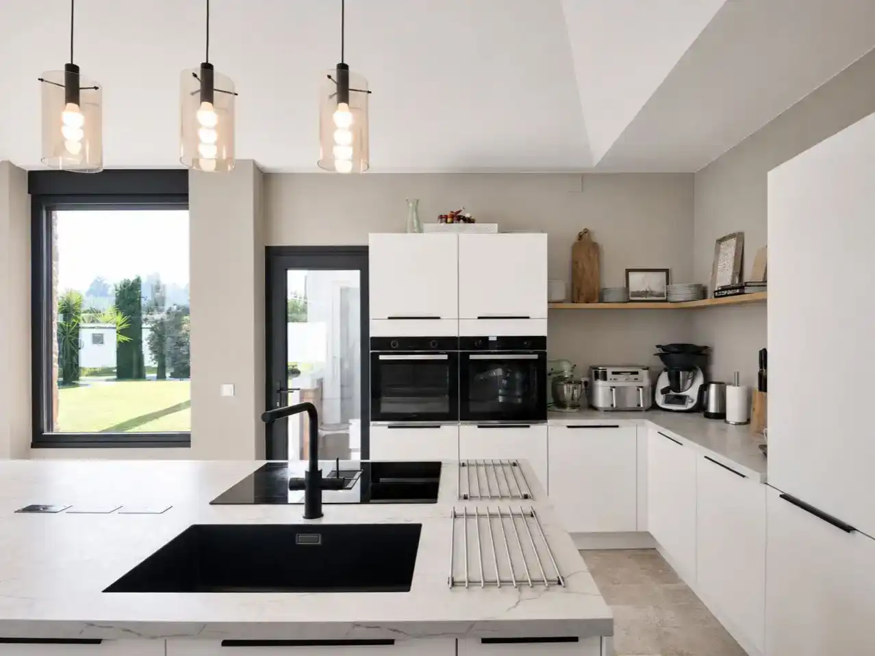 Cocina de Piso en venta en Aljaraque con Aire acondicionado, Jardín privado y Trastero