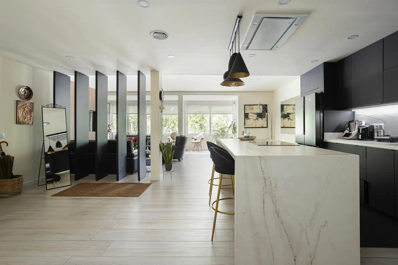 Kitchen of Flat for rent in Barcelona  with Air Conditioner, Heating and Parquet flooring