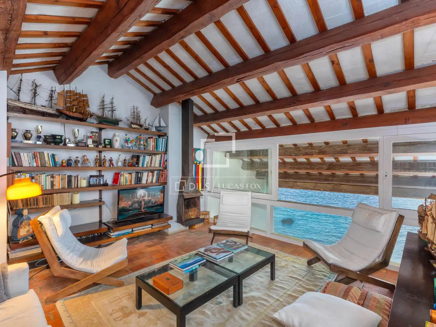 Sala de estar de Casa o chalet en venta en Palafrugell con Balcón