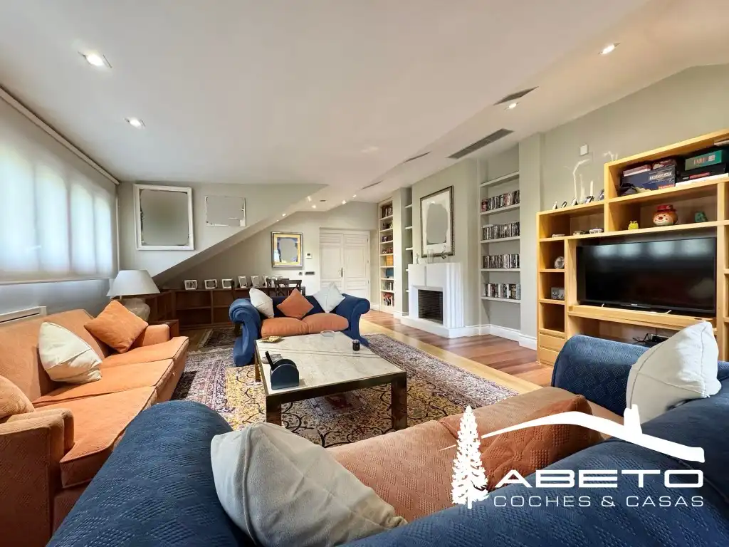 Sala de estar de Casa o chalet en venta en Madrid