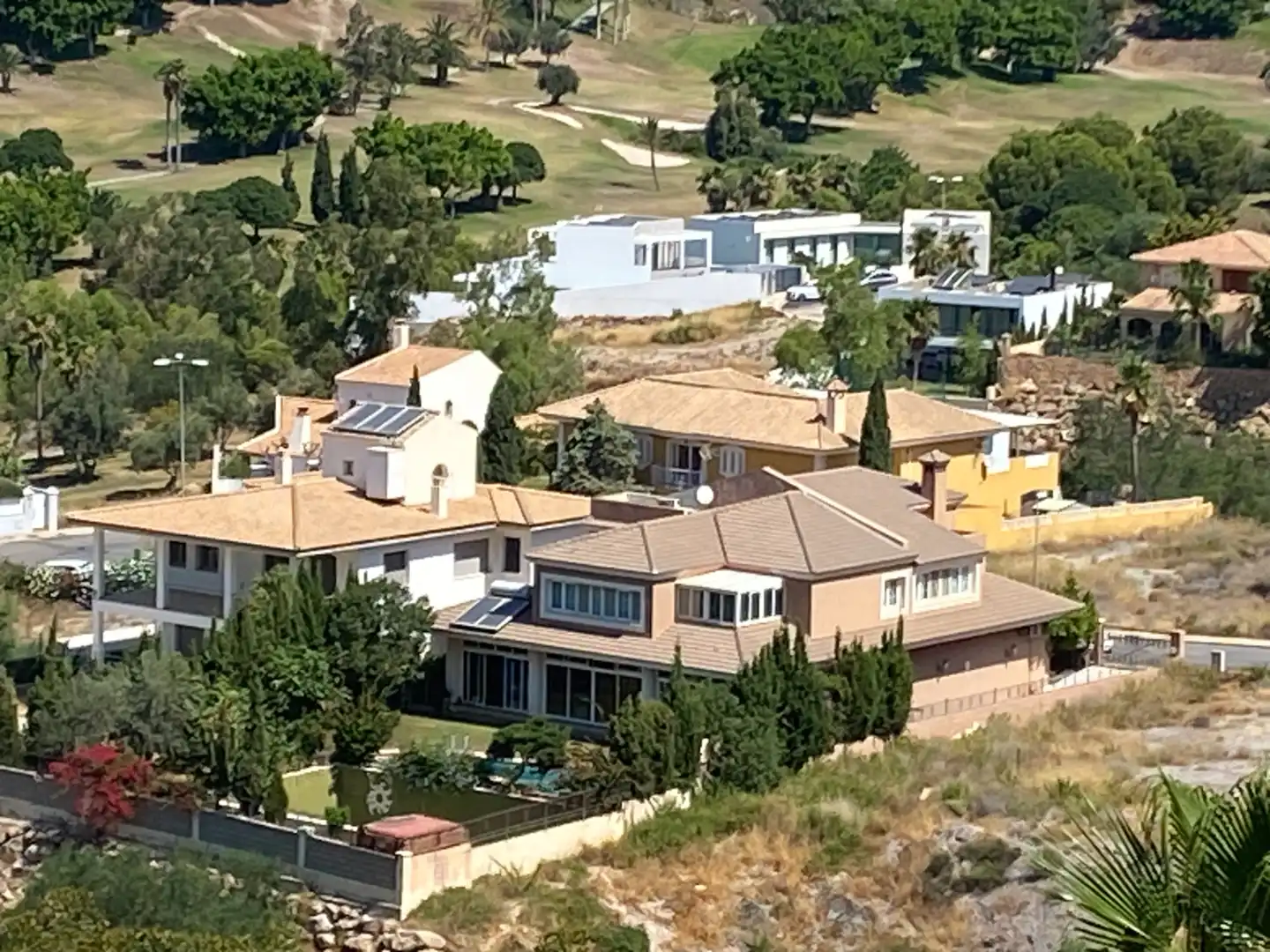 Exterior view of Houses for sale in Vícar  with Air Conditioner, Heating and Private garden