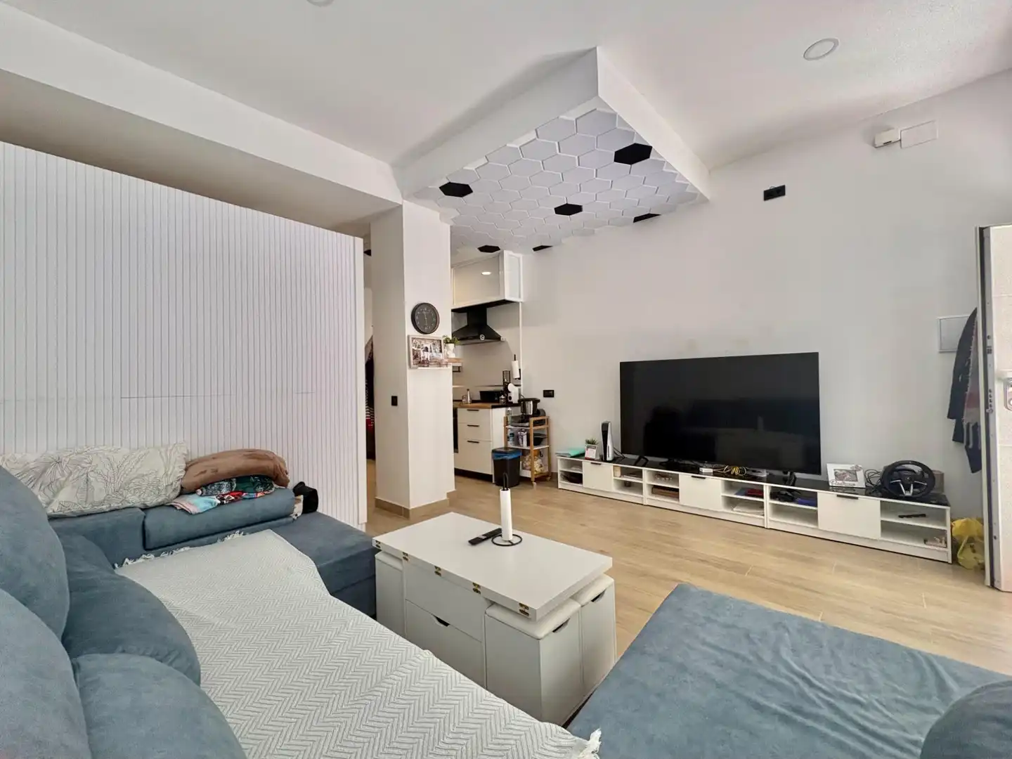 Wohnzimmer von Wohnung zum Verkauf in Málaga mit Klimaanlage und Möbliert
