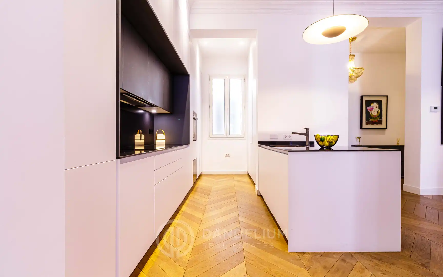 Cocina de Piso de alquiler en Madrid con Aire acondicionado, Calefacción y Parquet