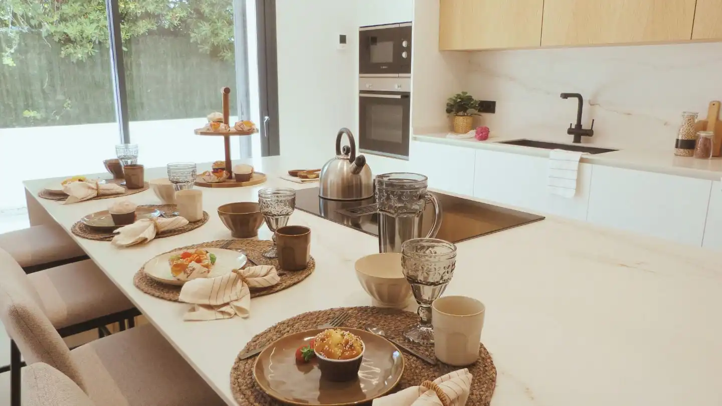 Cocina de Casa o chalet en venta en Cambrils con Aire acondicionado, Calefacción y Parquet
