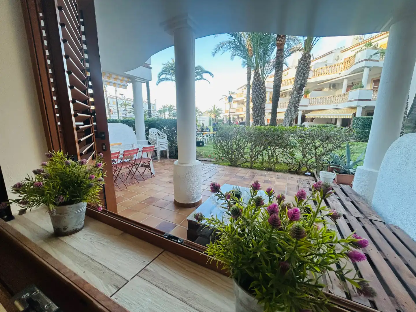 Jardí de Planta baixa de lloguer en Dénia amb Aire condicionat, Calefacció i Jardí privat