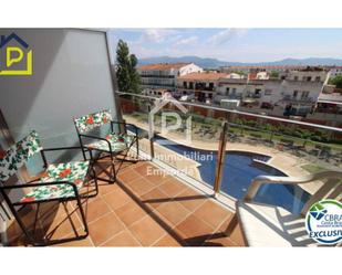 Balcony of Apartment for sale in Empuriabrava  with Air Conditioner, Terrace and Swimming Pool