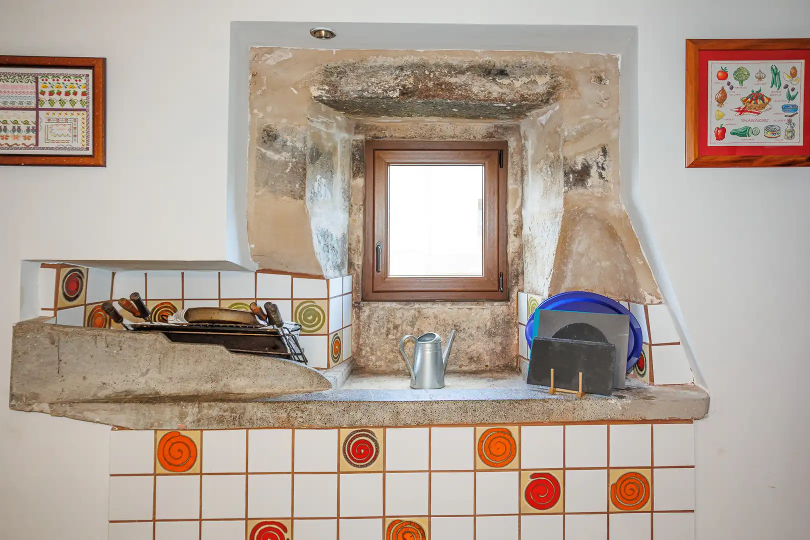 Cocina de Finca rústica en venta en A Laracha   con Amueblado