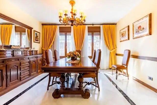 Comedor de Casa o chalet en venta en Mamblas con Jardín privado, Terraza y Amueblado