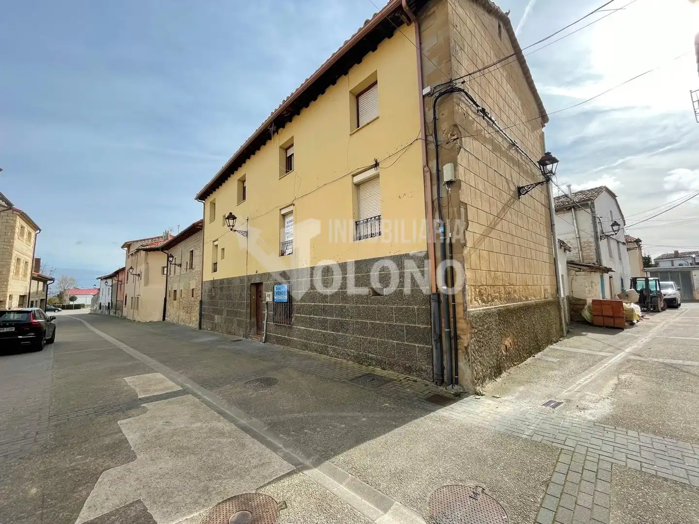 Vista exterior de Casa o chalet en venta en Leiva con Calefacción, Jardín privado y Parquet