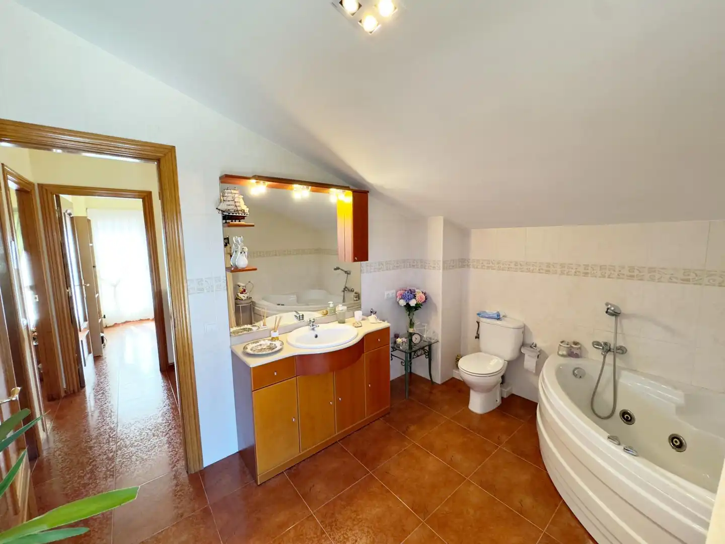 Bathroom of Houses for sale in Vallirana  with Heating, Private garden and Terrace