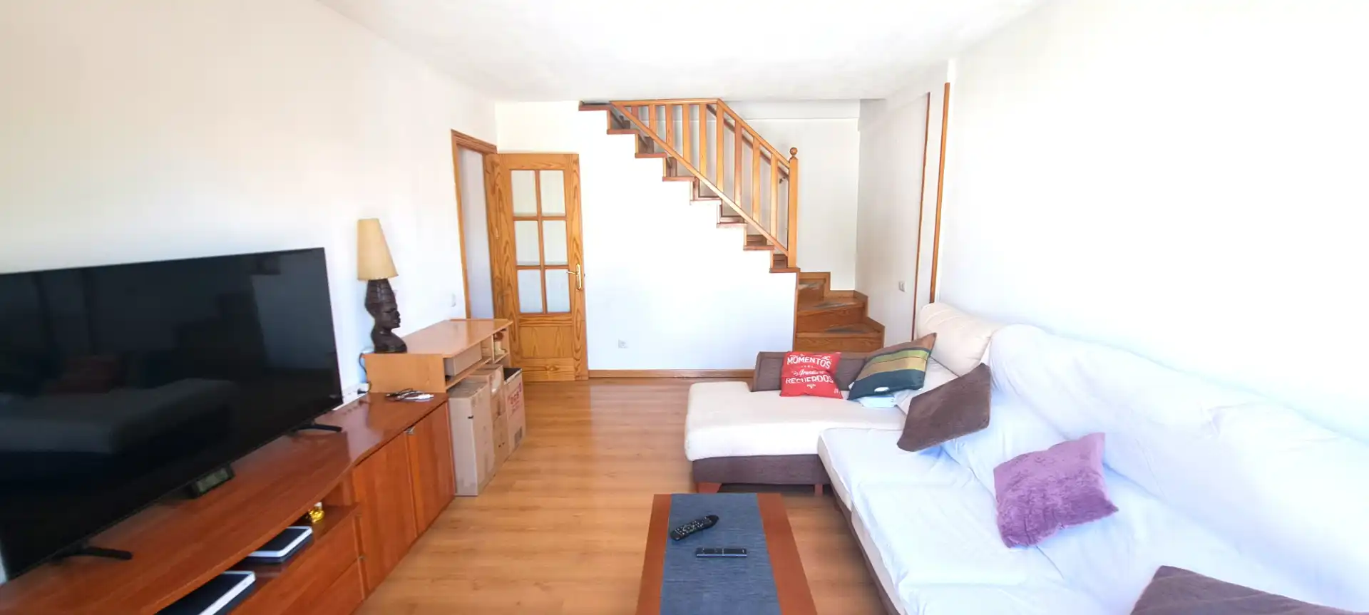 Sala d'estar de Dúplex en venda en Valdetorres de Jarama amb Calefacció, Parquet i Balcó