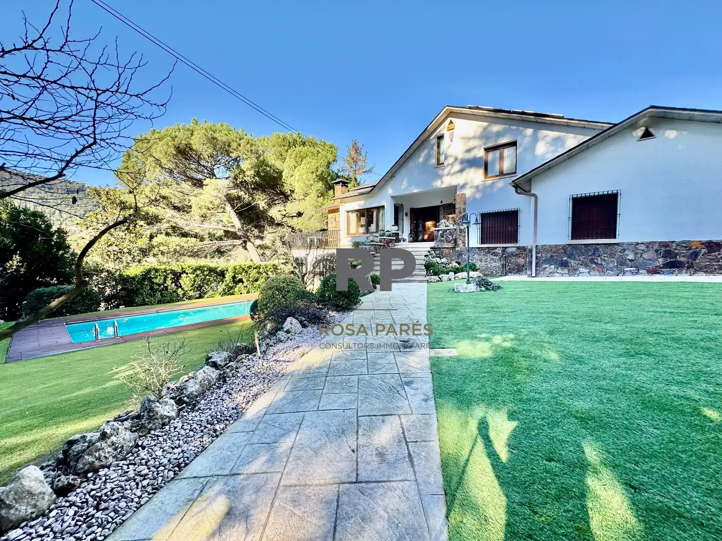 Vista exterior de Casa o chalet en venta en Aiguafreda con Jardín privado, Terraza y Trastero