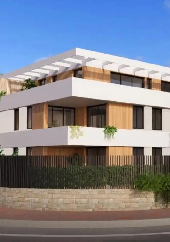 Vista exterior de Piso en venta en Jávea / Xàbia con Jardín privado, Alarma y Piscina comunitaria