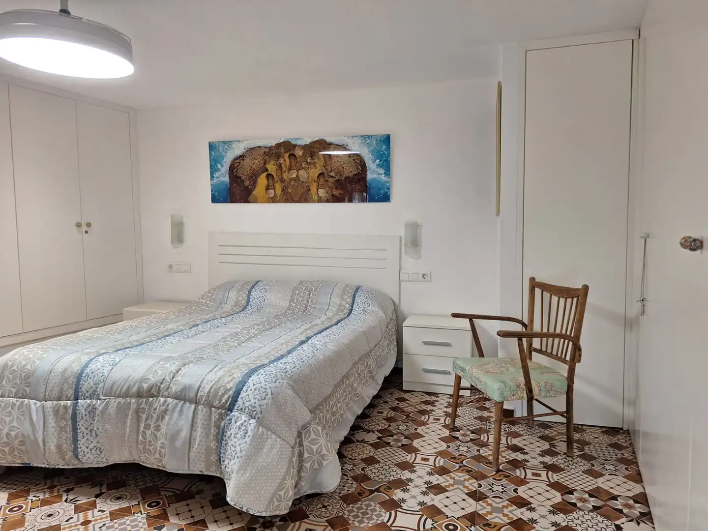 Dormitori de Finca rústica en venda en Alfara de la Baronia amb Aire condicionat, Jardí privat i Moblat