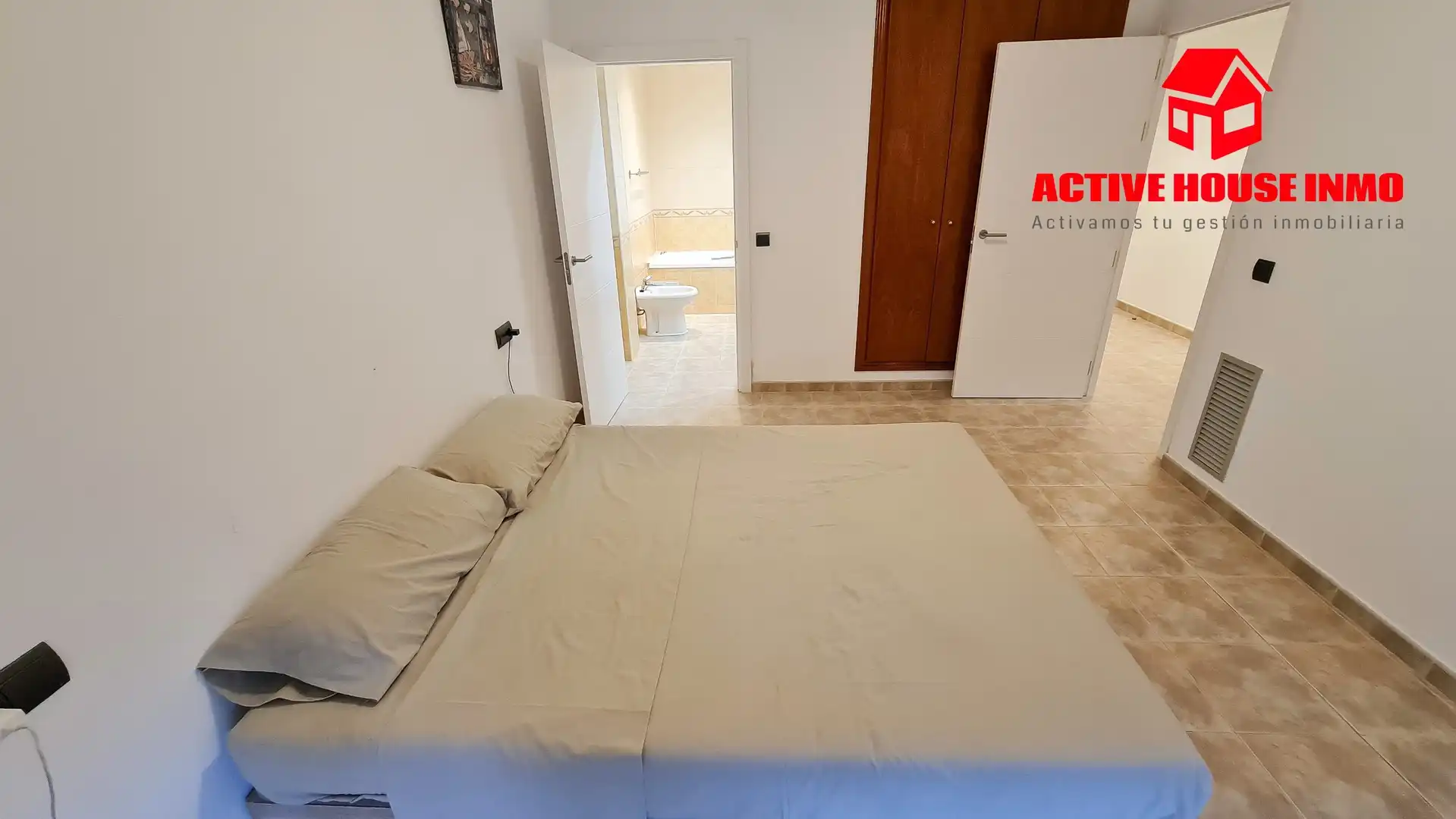 Bedroom of Flat for rent in La Ràpita  with Private garden, Terrace and Furnished